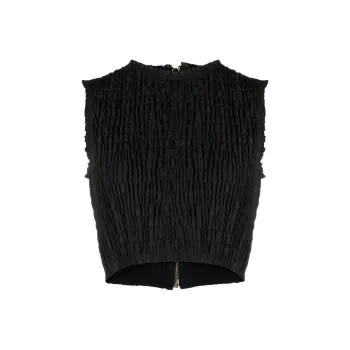 Patou Smock detail Crop Top
