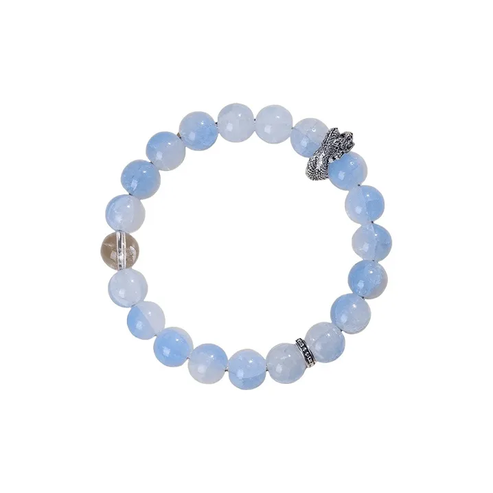 FUO Colored Glaze Jade Bracelets Unisex-5
