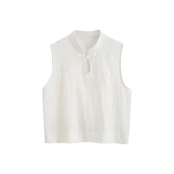 HUASJ Tank Tops Women's Beige Apricot
