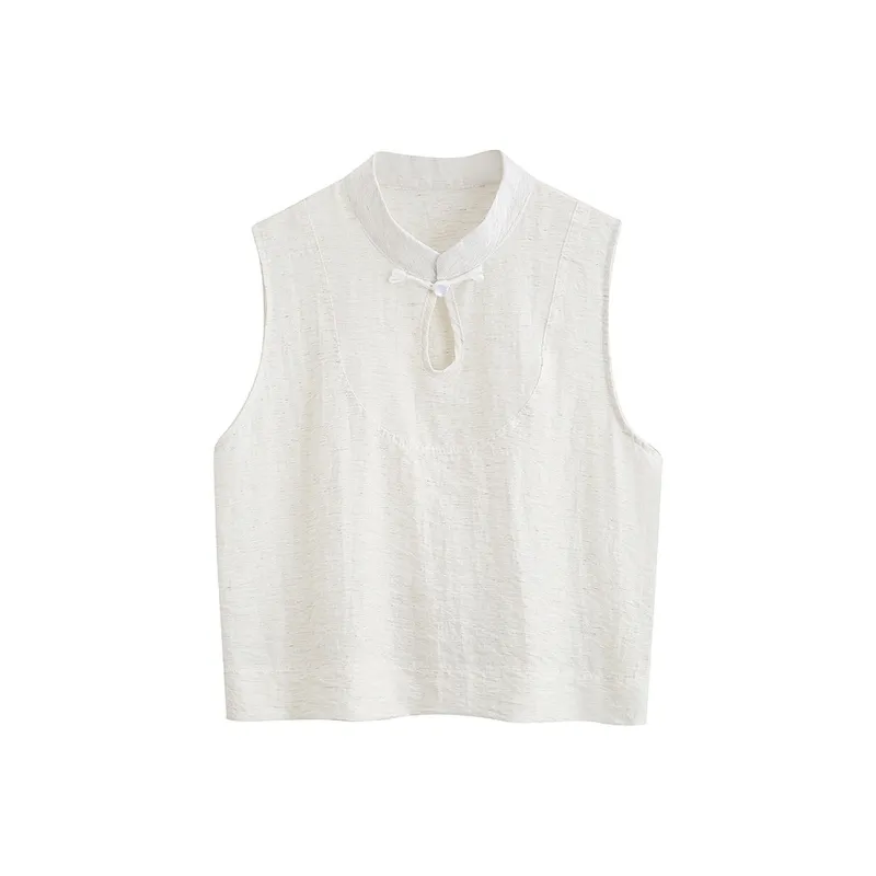 HUASJ Tank Tops Women's Beige Apricot-0
