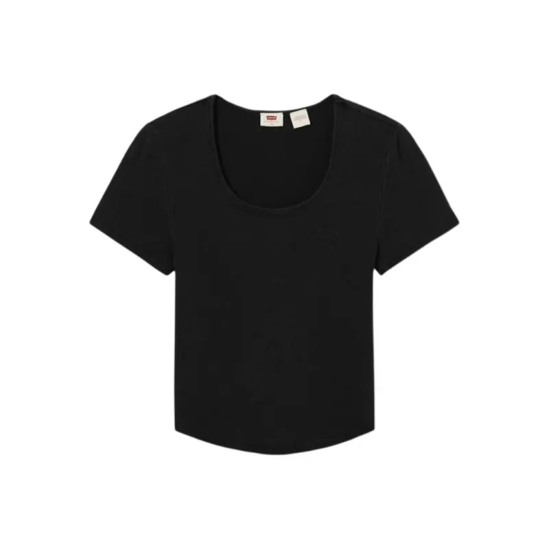 Levis T Shirts Women's Black-0