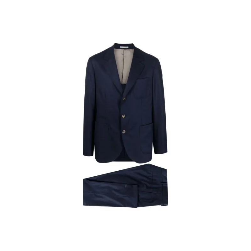 Brunello Cucinelli Single breasted Wool Suit-0