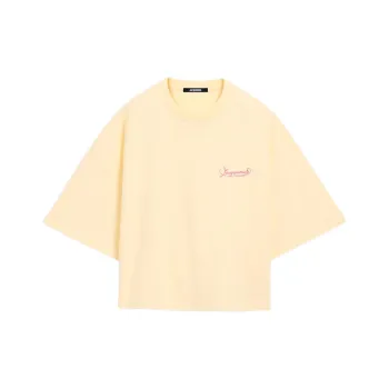 Jacquemus The Corto Logo Embroidered T Shirt