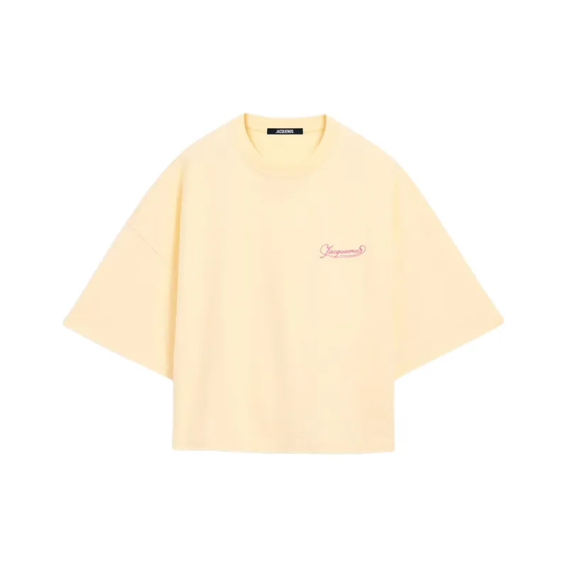 Jacquemus The Corto Logo Embroidered T Shirt-0