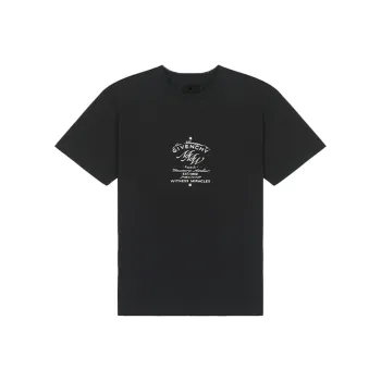 Givenchy Mmw Crest Logo Tee 'Black'