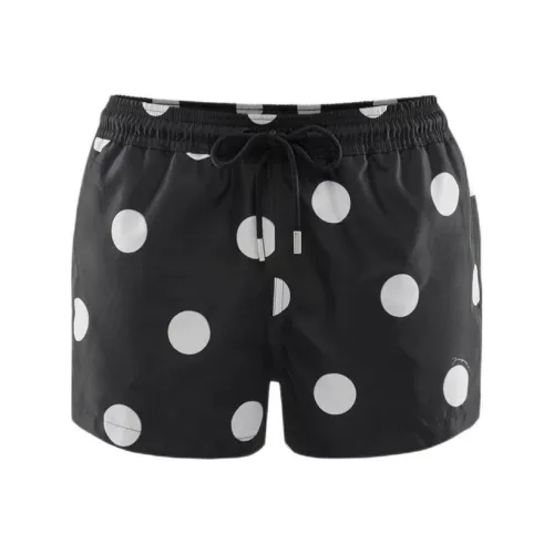 Jacquemus SS24 Log Dots Swim Shorts Casual Shorts Men's BLACK/Black