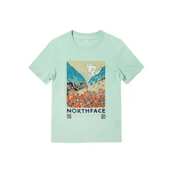 THE NORTH FACE Set in Sleeve T Shirt Women's Green