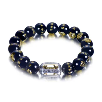 TAOHUAZHAOZHAO Natural Agate Bracelets Unisex