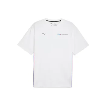 PUMA x BMW BMW M MOTORSPORT ESSENTIALS Racing T-Shirts Men's Puma White