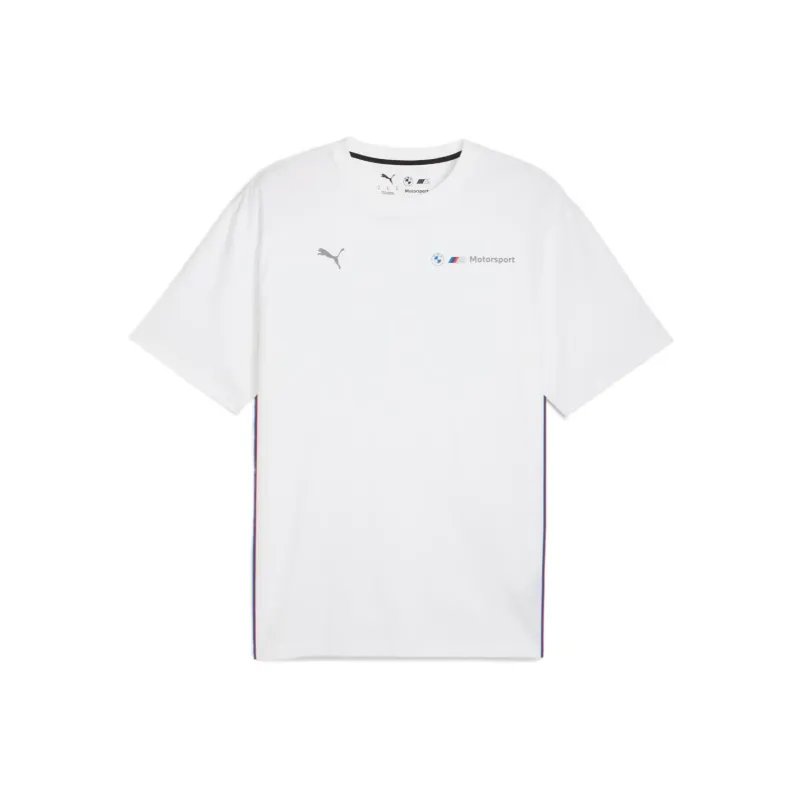 PUMA x BMW BMW M MOTORSPORT ESSENTIALS Racing T-Shirts Men's Puma White-0