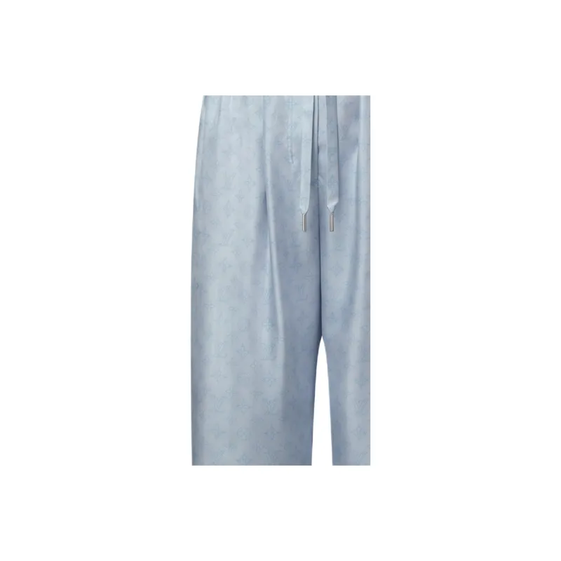 LOUIS VUITTON SS25 Casual Pants Women's Blue-2