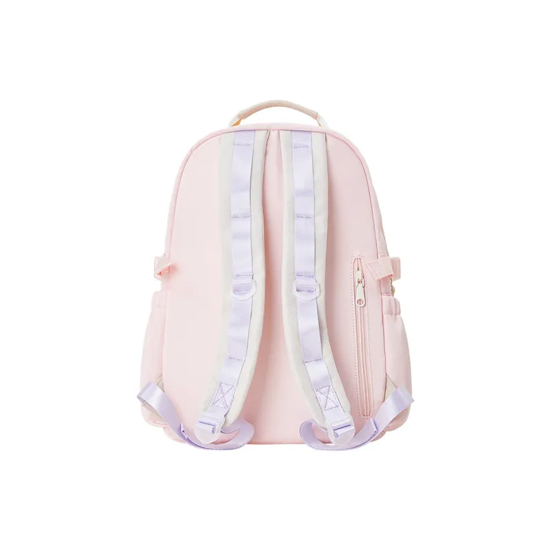 Miffy Fabric Backpack Large Size Women's Ecru/Pink Yellow-21