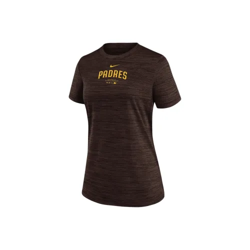 Nike San Diego Padres Authentic Collection Practice Velocity Women's Nike Dri FIT Mlb T Shirt