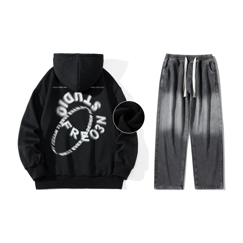 FREO3N Sweatshirt Sets Unisex-0