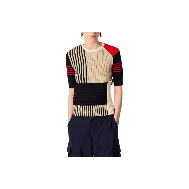 Bottega Veneta Patchwork Top-0