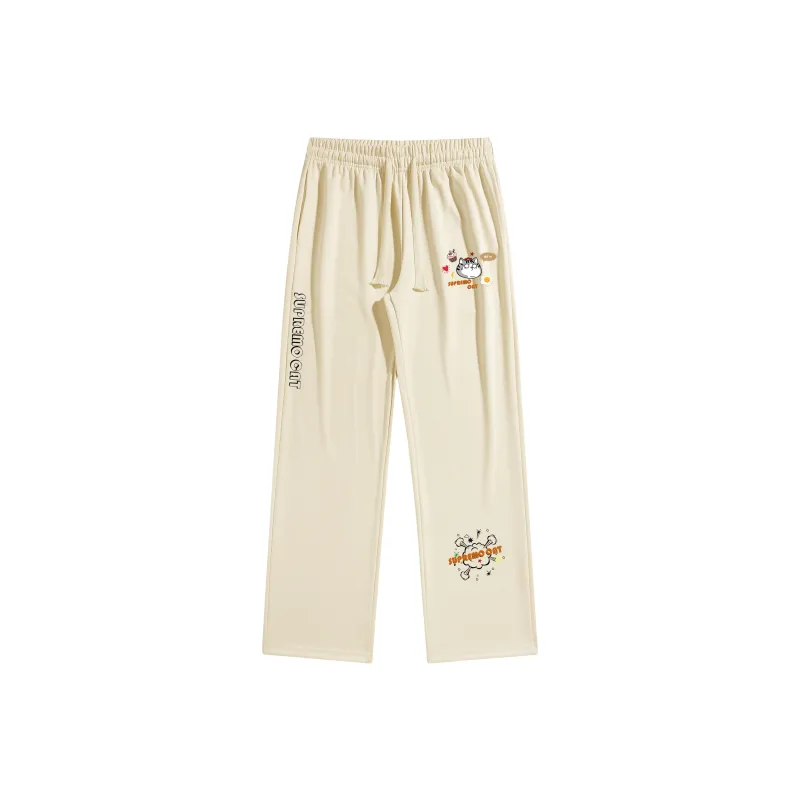 Supremo Cat Casual Pants Unisex-8