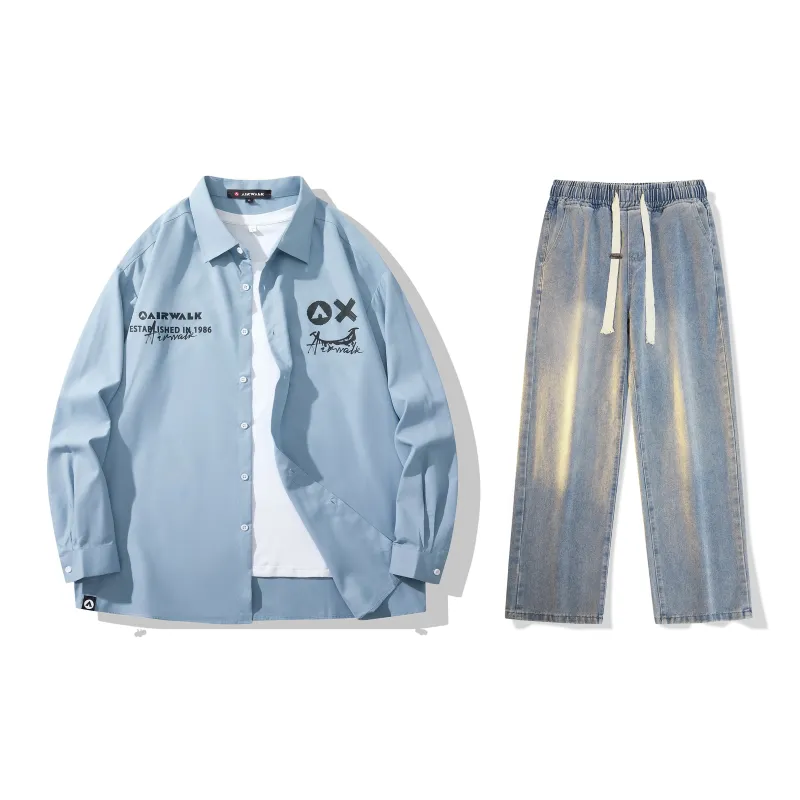 Airwalk Shirt Matching Sets Unisex-24