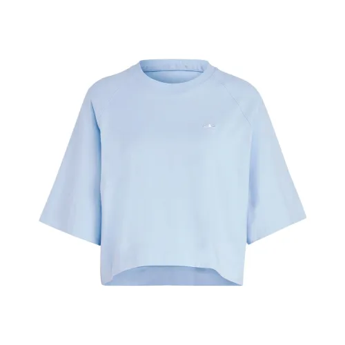 Adidas Crop Tops Women's Light Pink Blue