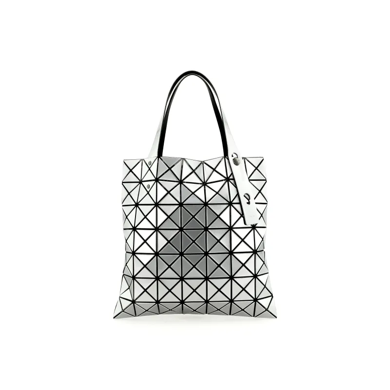 ISSEY MIYAKE Prism PVC Tote Bag Shopping Bag Handbag Shoulder Bag Regular Women's Silver-0