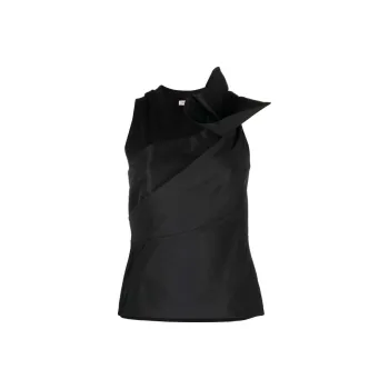 Alexander McQueen Asymmetric Detailed Sleeveless Top