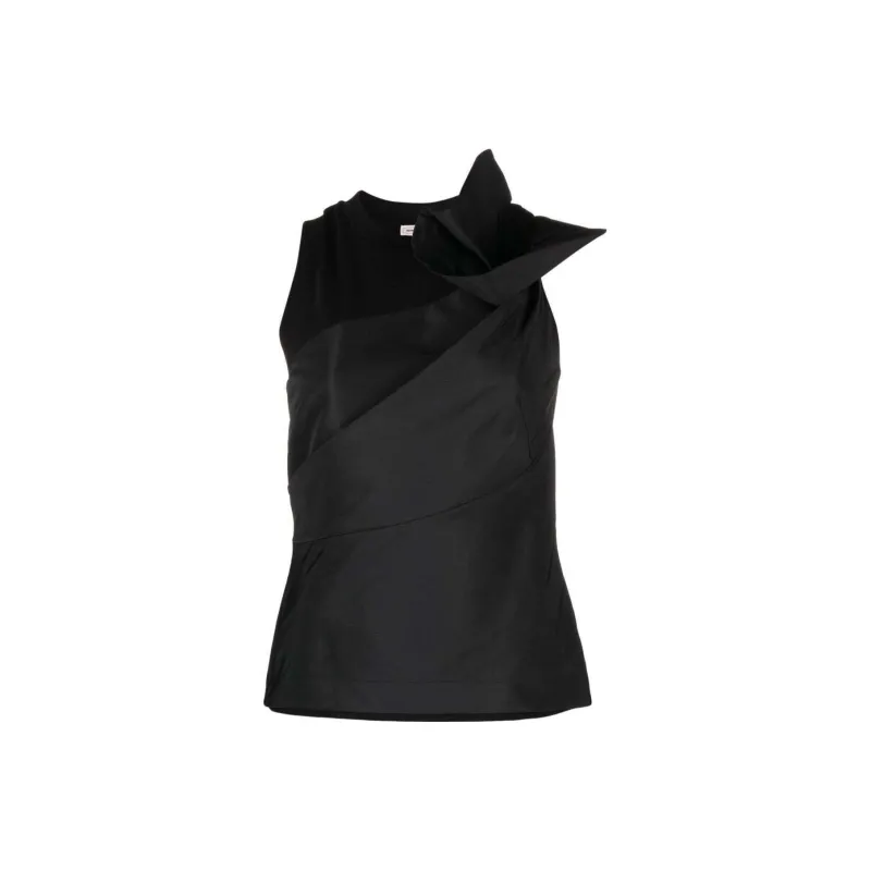 Alexander McQueen Asymmetric Detailed Sleeveless Top-0
