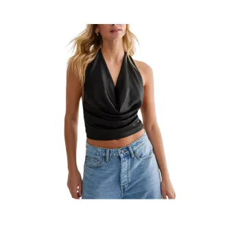 NASTY GAL Tank Tops Women's Black