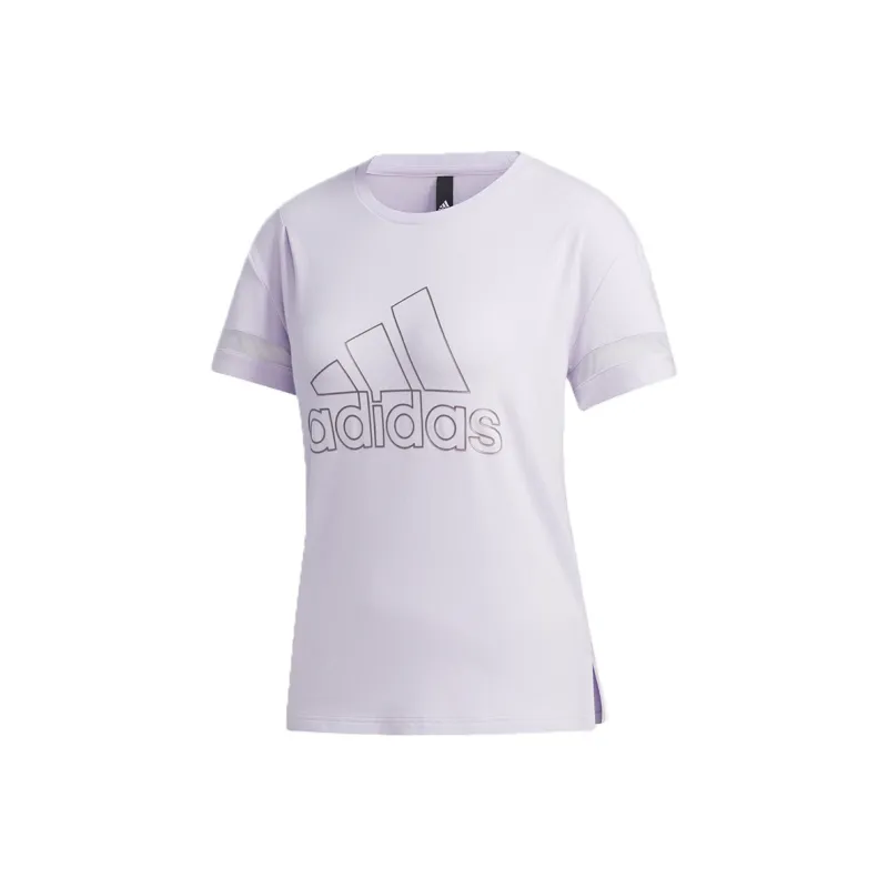 Adidas T Shirt Women's Light Purple-0