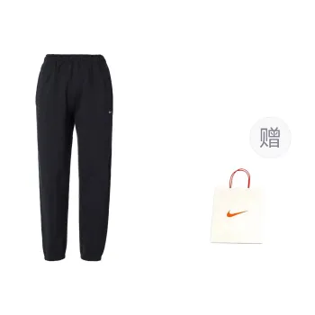 Nike Casual Pants Men's Black+Shopping Bag