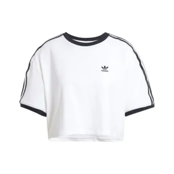 Adidas Originals Adicolor 3 Stripes Loose Crop Tee