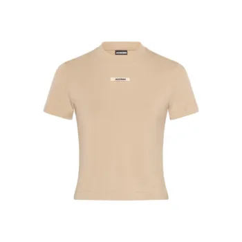 Jacquemus Grosgrain Logo Short Sleeve T Shirt