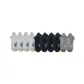 10 Pack (4 White+4 Black+2 Gray)