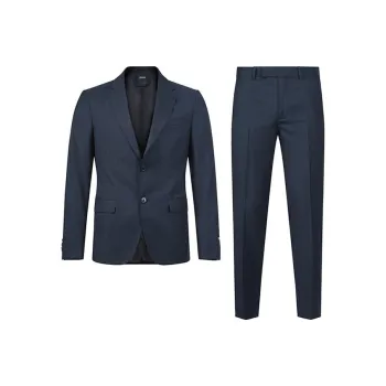 Zzegna Business Suit Men's Dark Blue