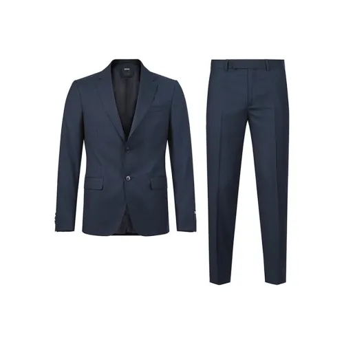 Zzegna Business Suit Men's Dark Blue