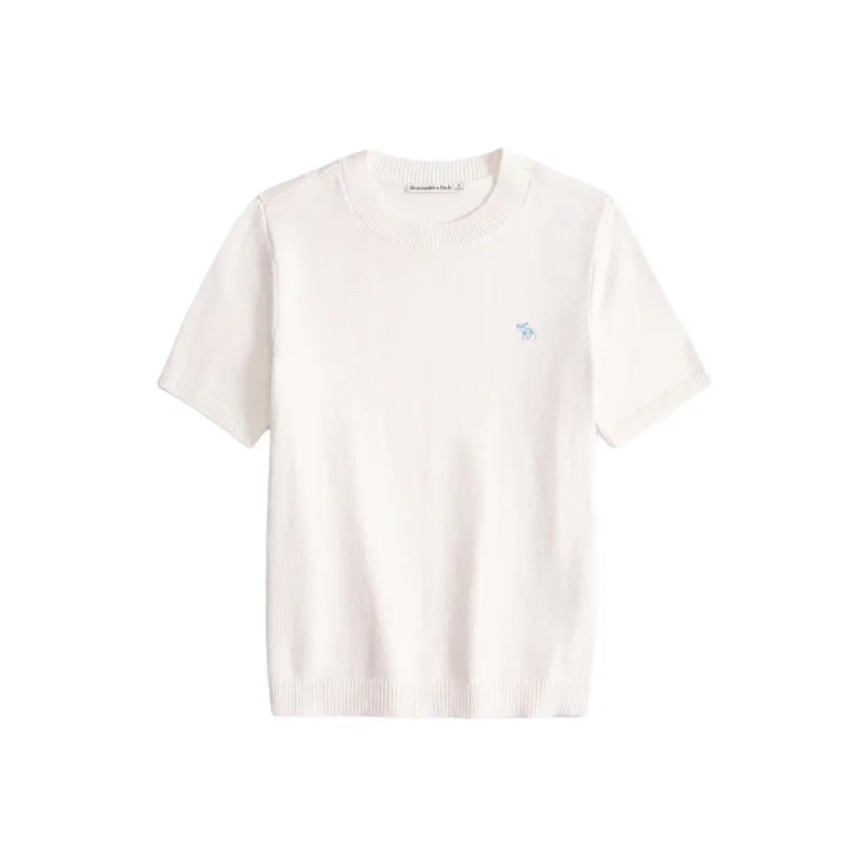 Abercrombie＆Fitch T Shirt Women's Cream-0