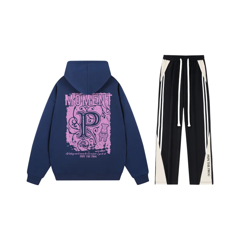 Pepe The Frog Sweatshirt Sets Unisex-16