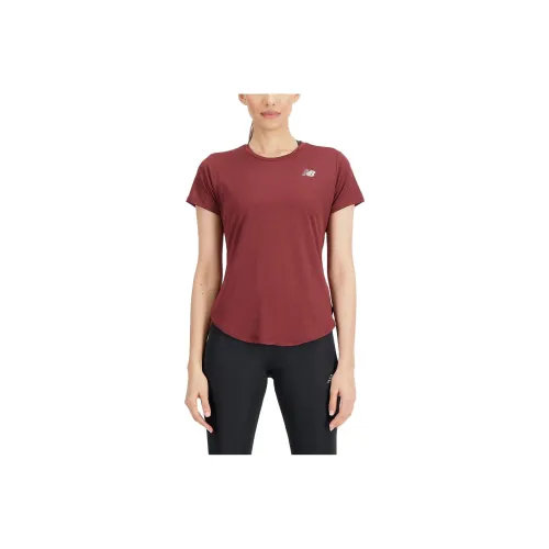 New Balance T-Shirts Women's Red