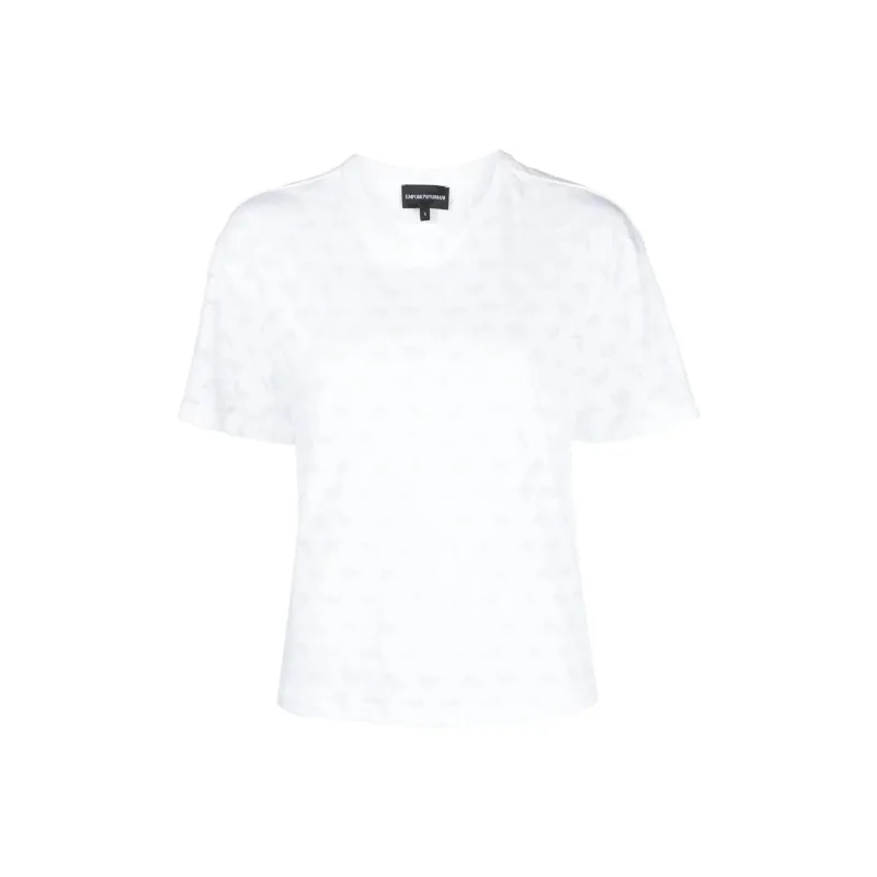 EMPORIO ARMANI Crop Tops Women's White-0