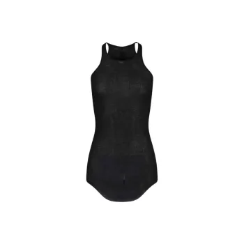 RICK OWENS Sleeveless Ribbed Tank Top