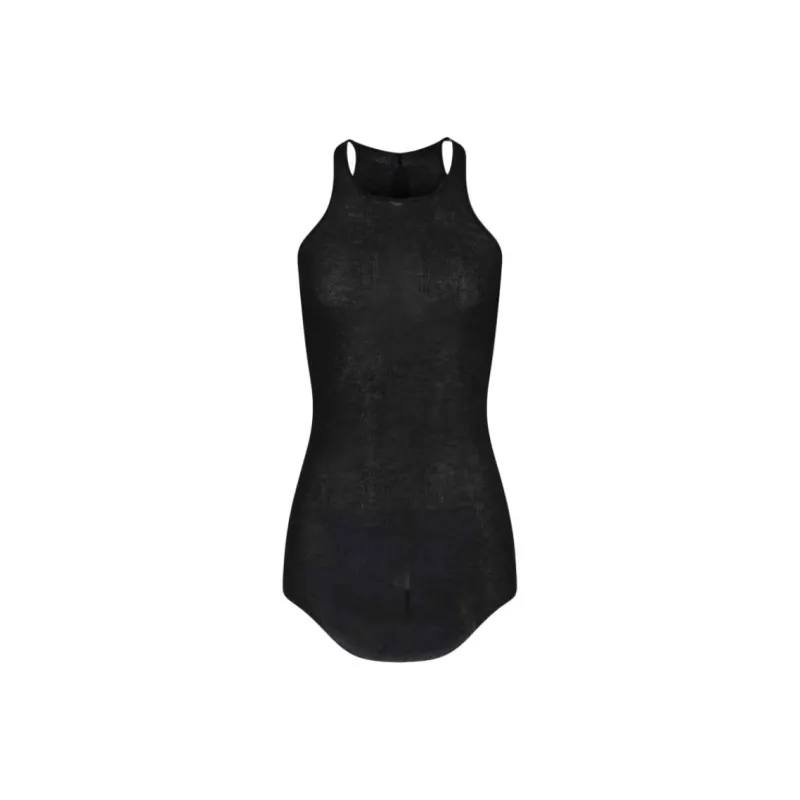 RICK OWENS Sleeveless Ribbed Tank Top-0