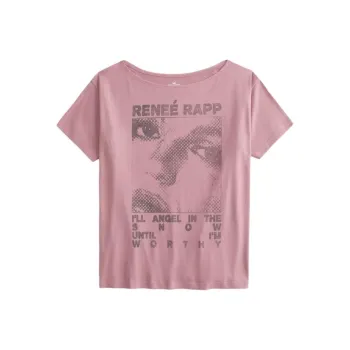 Hollister T Shirt Women's Rose Pink