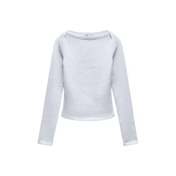 ZARA T Shirts Women's Gray