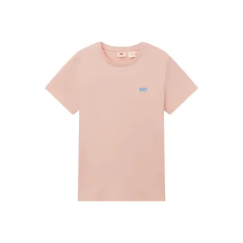 Levi's Classic Logo Casual Minimalist Style Knitted Fabric Crew Neck Business Casual Short Sleeved Women's
