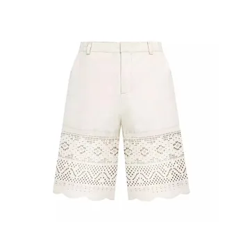 VALLEYOUTH Casual Shorts Unisex Ecru