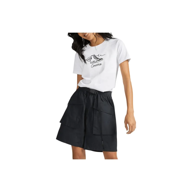 Converse T-Shirts Women's White-0