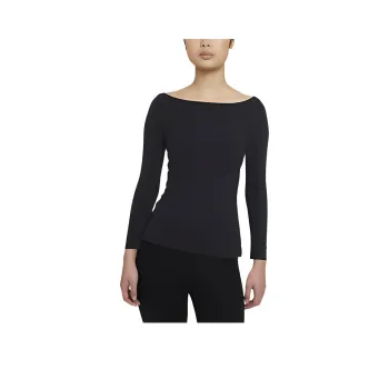 Nike Drop Shoulder Sleeve T Shirt Women's Black