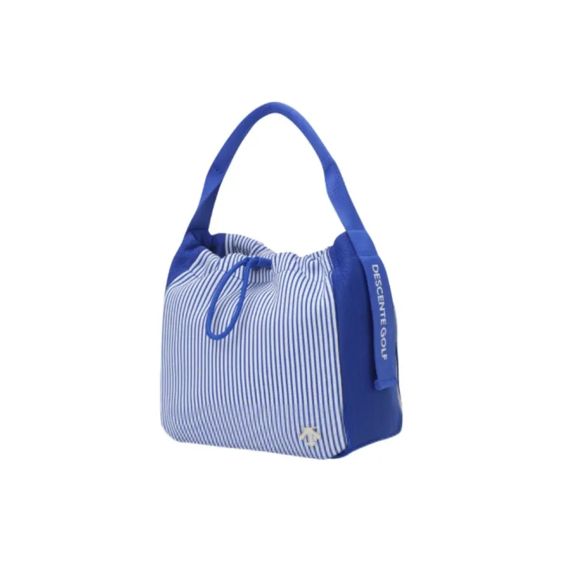 DESCENTE Polyester Handbag Mini Women's Blue & White-2