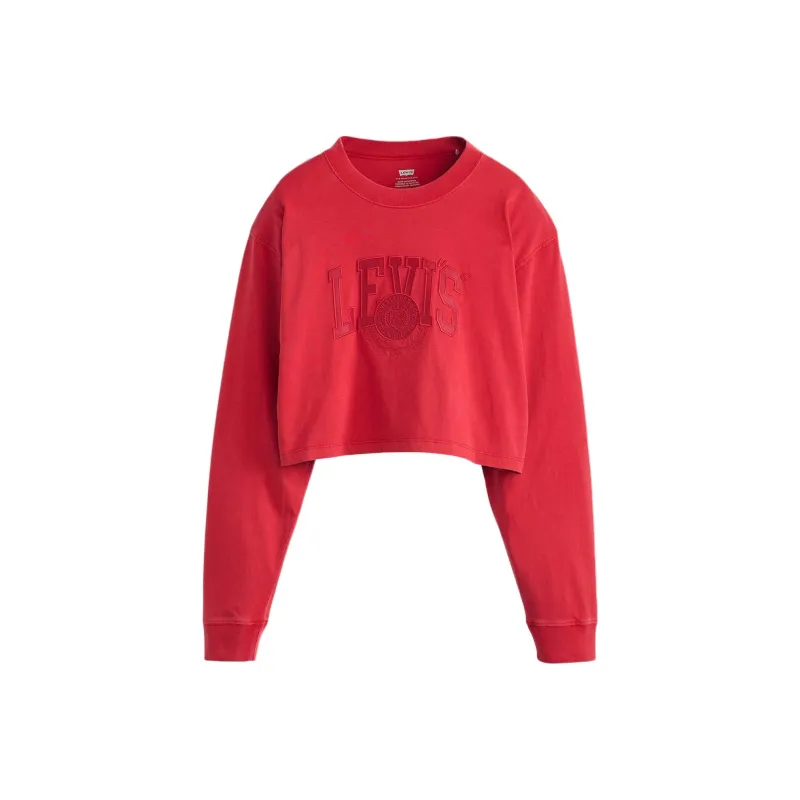 Levis T-Shirts Women's Red-0