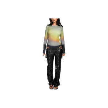 1XBlue T-Shirt Women's Multicolor
