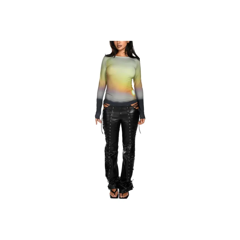 1XBlue T-Shirt Women's Multicolor-0