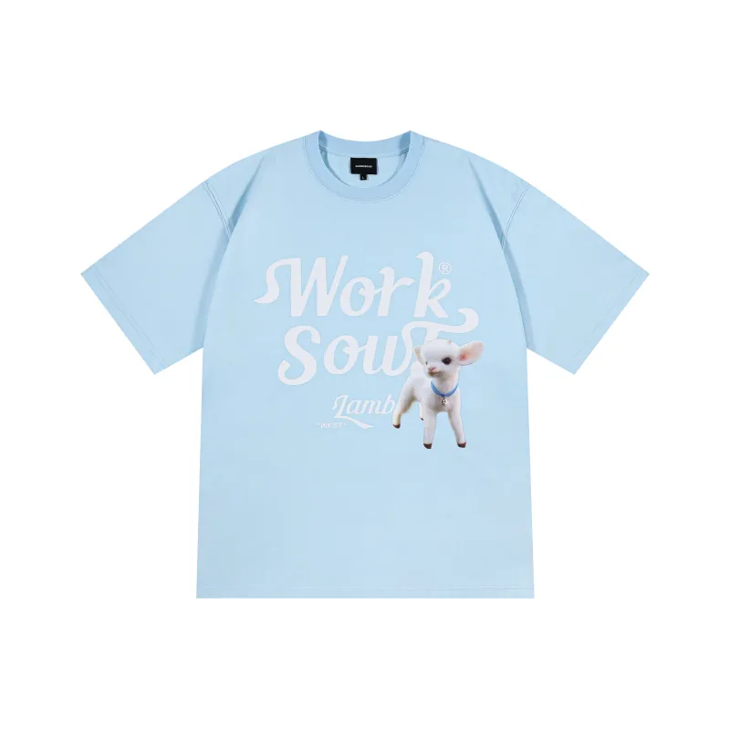 WORKSOUT Drop Shoulder Sleeve T Shirt Unisex-0